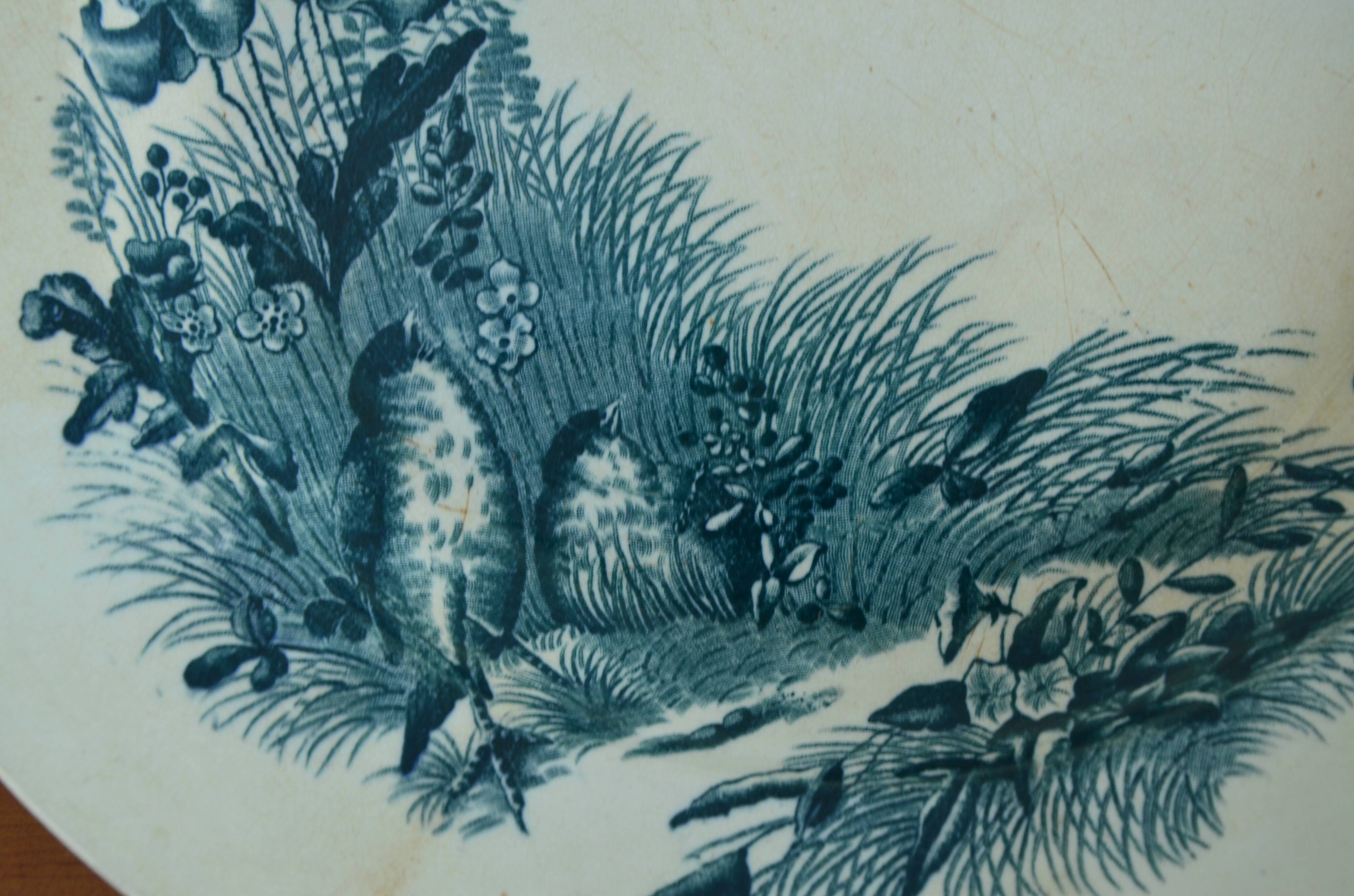 Iron earth serving dish from the Franco-English company