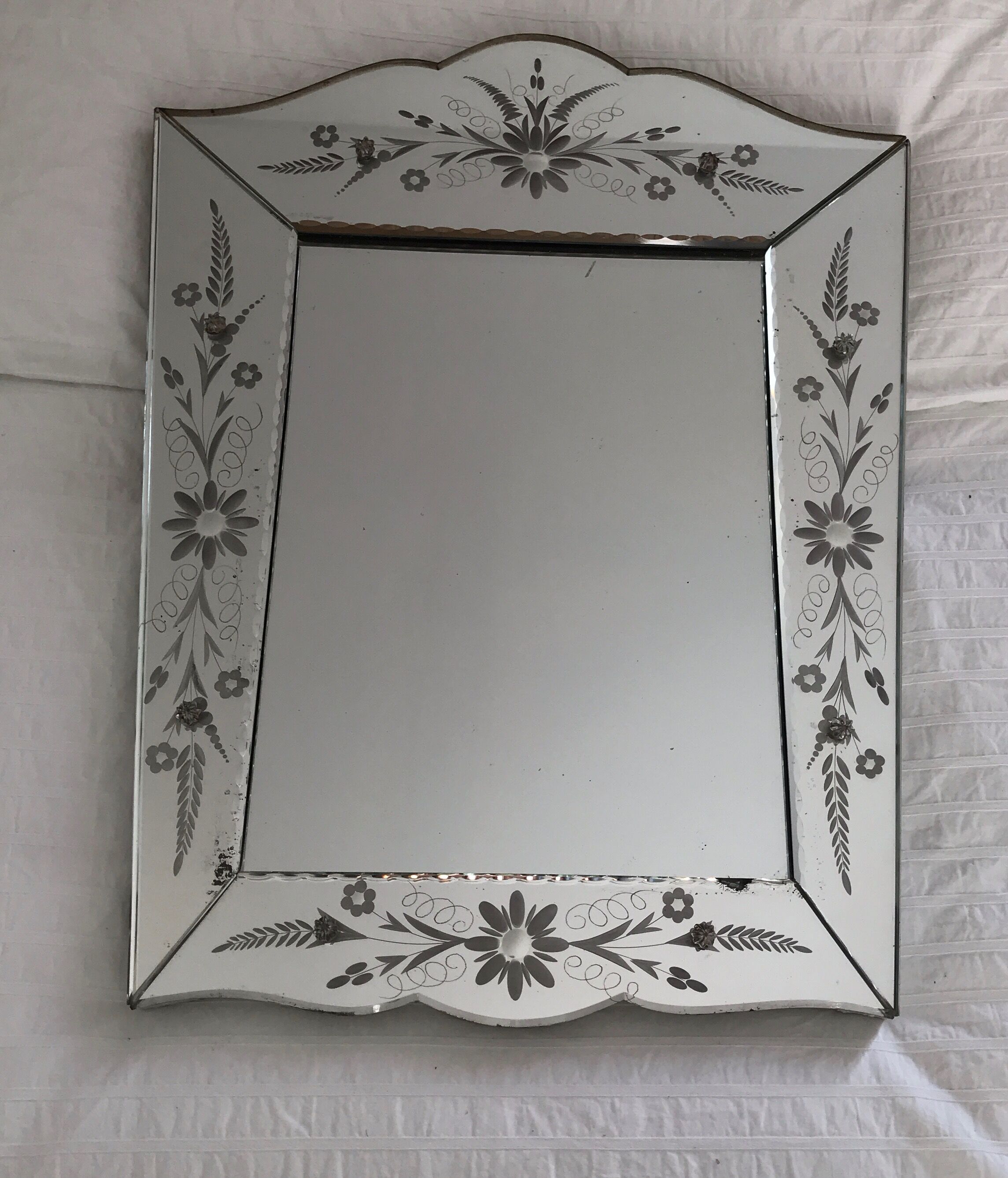 Venetian mirror 41,5x53,5cm