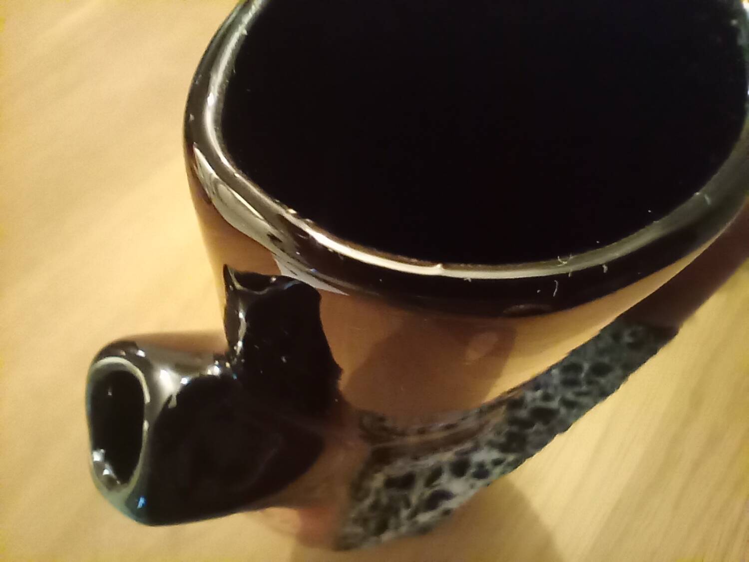 Fat lava ceramic liquor service by vallauris, france