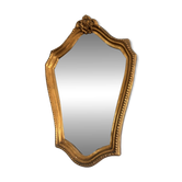 Miroir Doré Bois Rocaille Louis XV Rococo Miroir Doré Bois Coquille