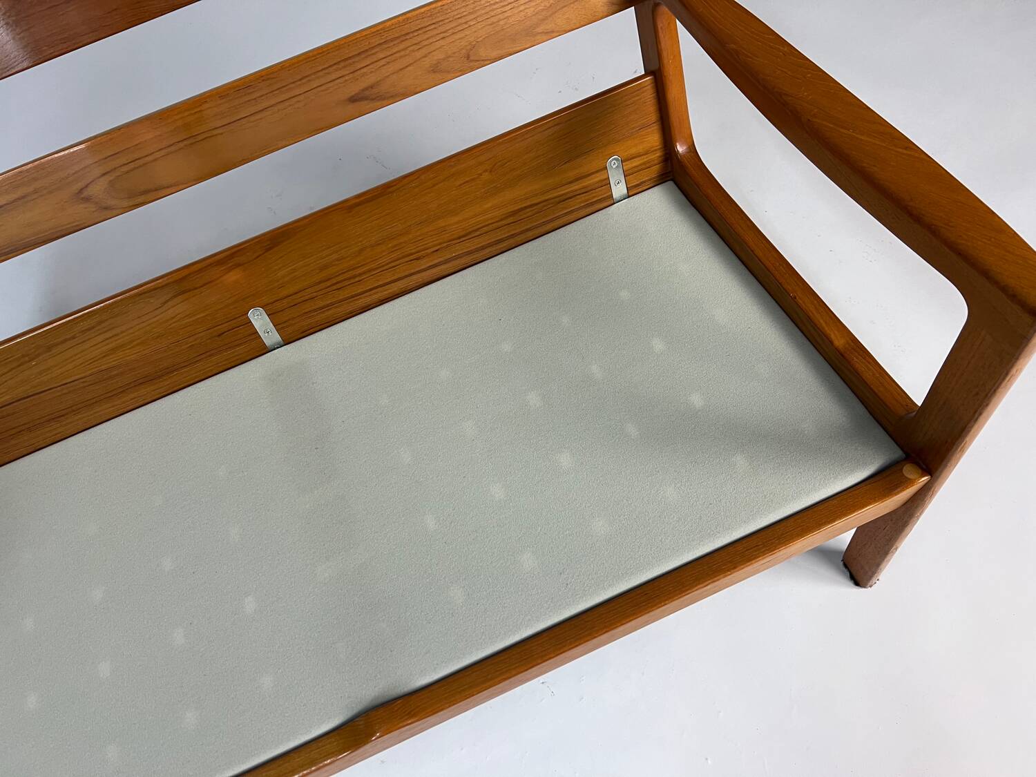Danish teak 2-seater sofa couch Ole Wanscher vintage mid-century