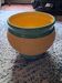 Very original vintage ceramic with a woven effect.