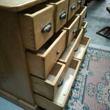 Pine chest of drawers with 13 drawers