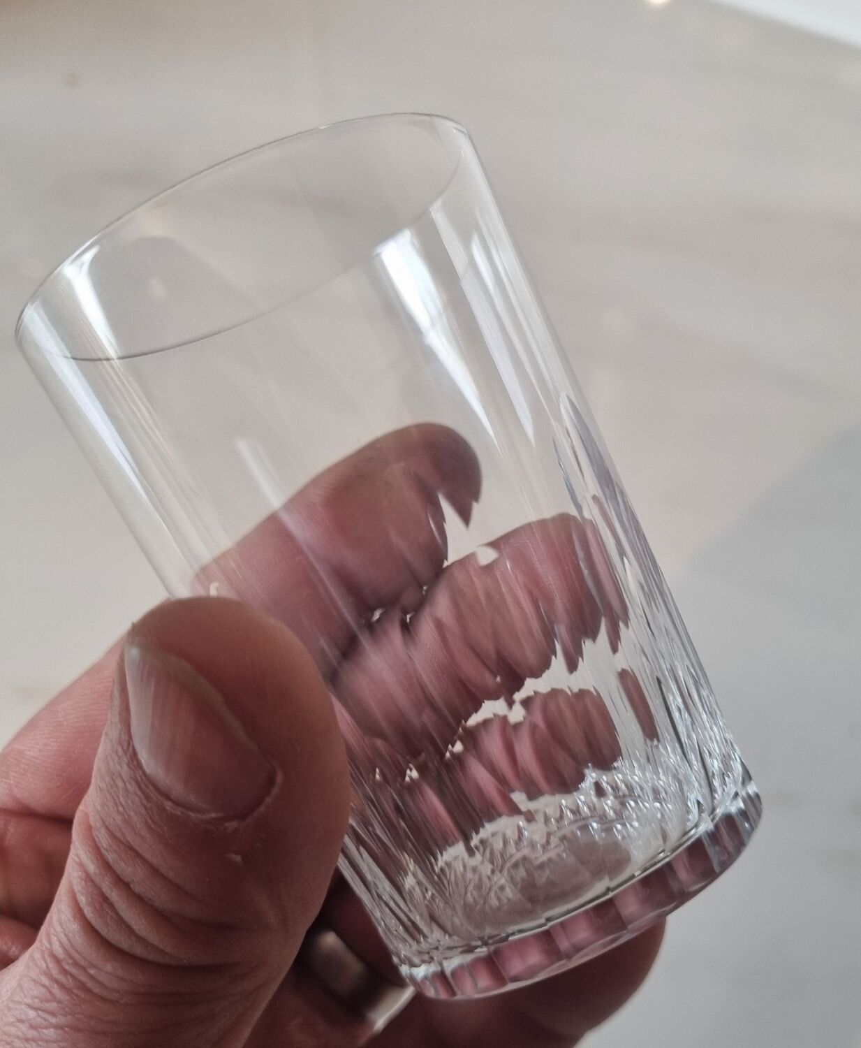 Verres Baccarat modèle Jet d'eau début XXéme