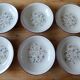 Lot 6 hollow plates Moulin des Loups