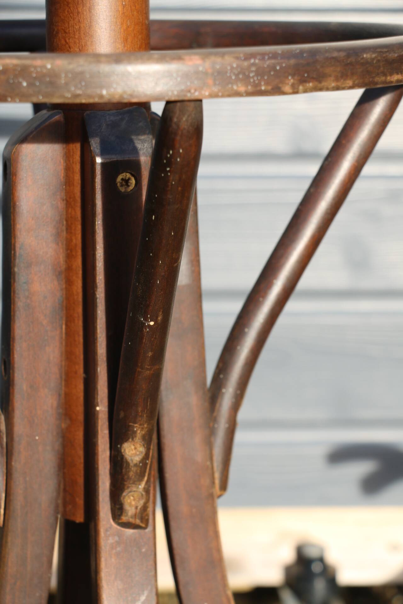 BAUMANN parrot coat rack dark beech umbrella stand