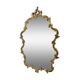 Antique brass french wall mirror