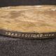 19th century gilded wooden shield signed F. Barbedienne Paris