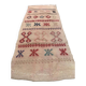 Ancien chemin de Kilim étroit turc 114x50 cm shabby chic, kelim vintage