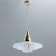 Suspension in brass and glass 60 years