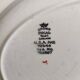 Set of two vintage English serving plates, Crown Ducal
