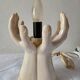 1980s wall lamp vintage ceramic and plastic wall lamp