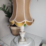 Vintage lamp with alabaster base