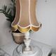 Lampe vintage avec pied en albâtre