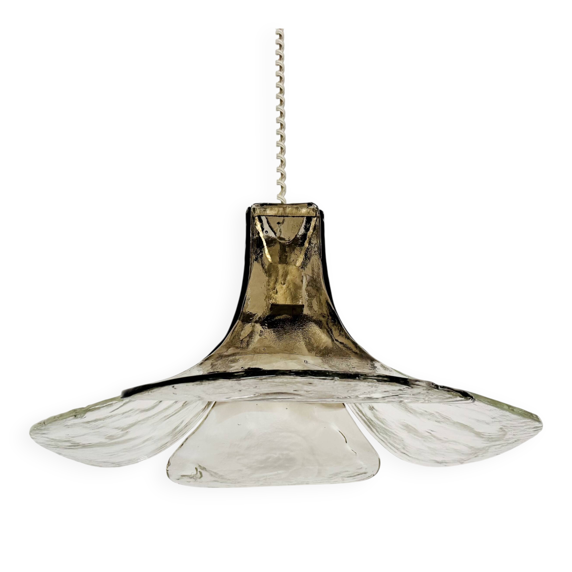 Suspension en verre de Murano par Carlo Nason pour Mazzega