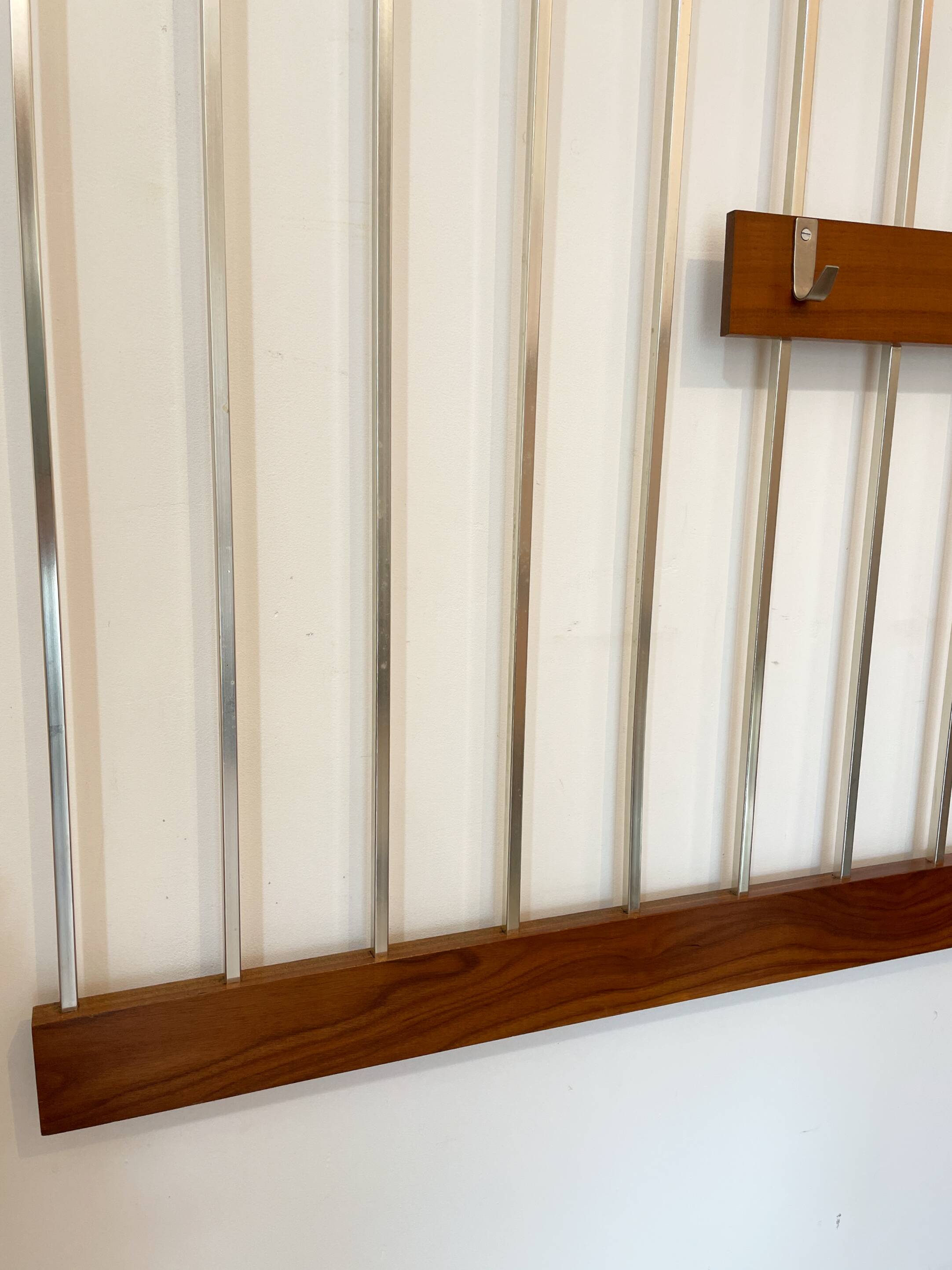 Scandinavian design wall coat rack - 1960s/70s
