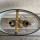 19th-century bouillotte lamp in solid bronze