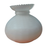 Suspension, white opaline globe, early XX th century