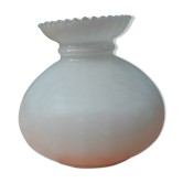 Suspension, white opaline globe, early XX th century