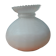 Suspension, white opaline globe, early XX th century