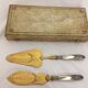 Old cake service cutlery