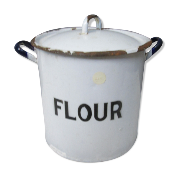 Pot émail "flour" | Selency