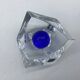 Daum France 🇫🇷 blue ball ashtray / pocket emptier