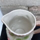 "Strawberries" slip pitcher