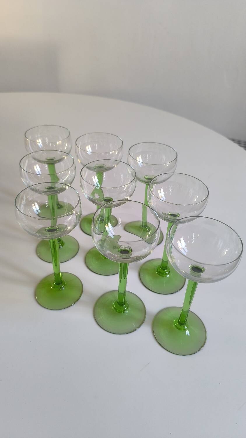 Service de 9 verres alsace en cristal