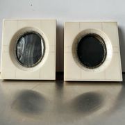Pair vintage bakelite frames 14.5 cm x 12.5 cm