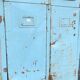 Vintage metal industrial wardrobe