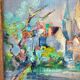 Oil on canvas Post-Impressionist by Iris Raquin