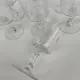 8 large crystal glasses from Baccarat, Champigny model.