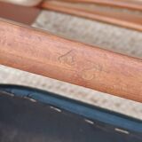 Scandinavian chairs, compass foot, skai