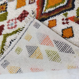 Handmade tribal berber carpet 194 x 133 cm