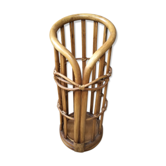 Wicker and rattan vintage door-parpluies