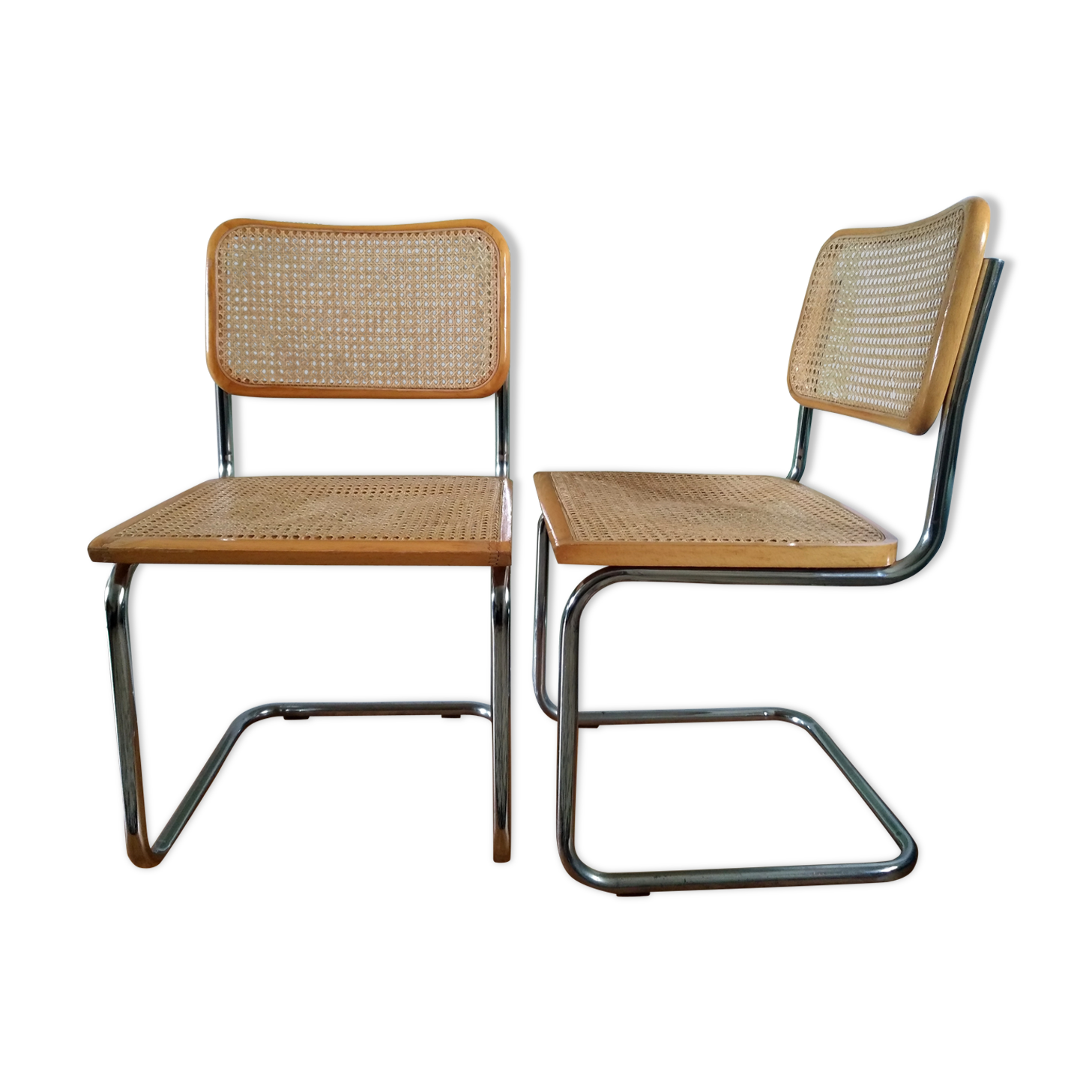 Paire de chaises Marcel Breuer B32