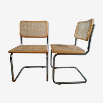 Paire de chaises Marcel Breuer B32