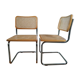 Paire de chaises Marcel Breuer B32