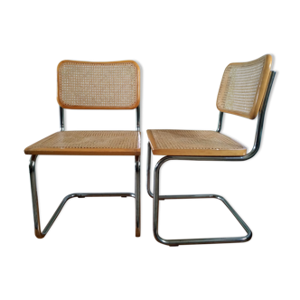Pair of chairs Marcel Breuer B32