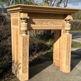 Old oak fireplace