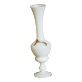 White opaline vase