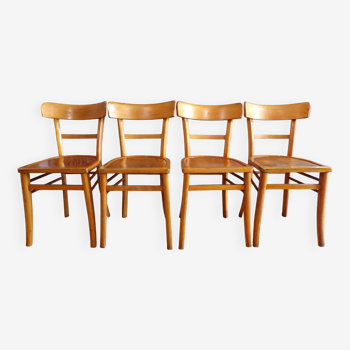 Set 4 chaises de bistrot Luterma