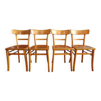 Set 4 chaises de bistrot Luterma