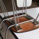 Table and Chair set in formica foot Eiffel Tower of the 1970s