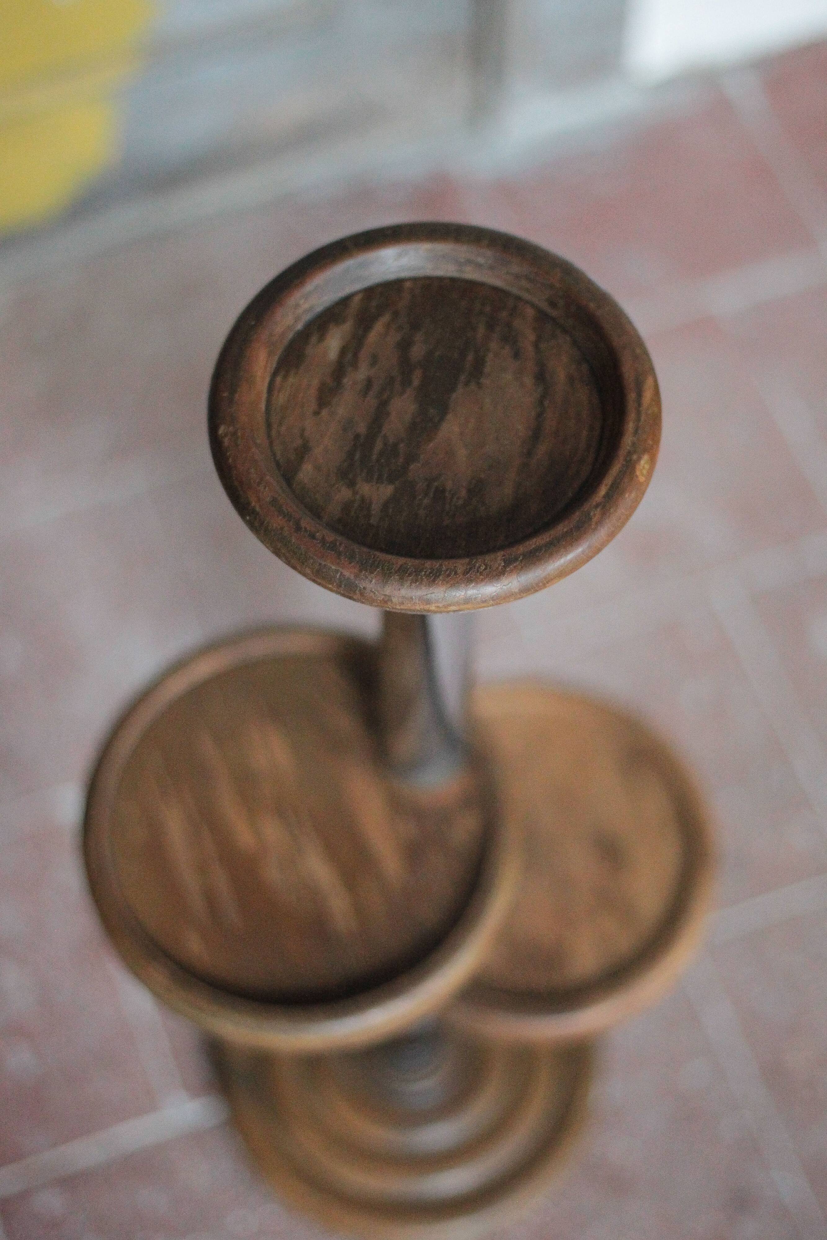 Vintage ashtray, art deco standing ashtray, or side table