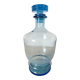 Carafe ancienne en verre bleu