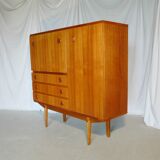 Scandinavian teak bar and dresser furniture