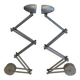 2 vintage AHA Demeter lamps from the 80s