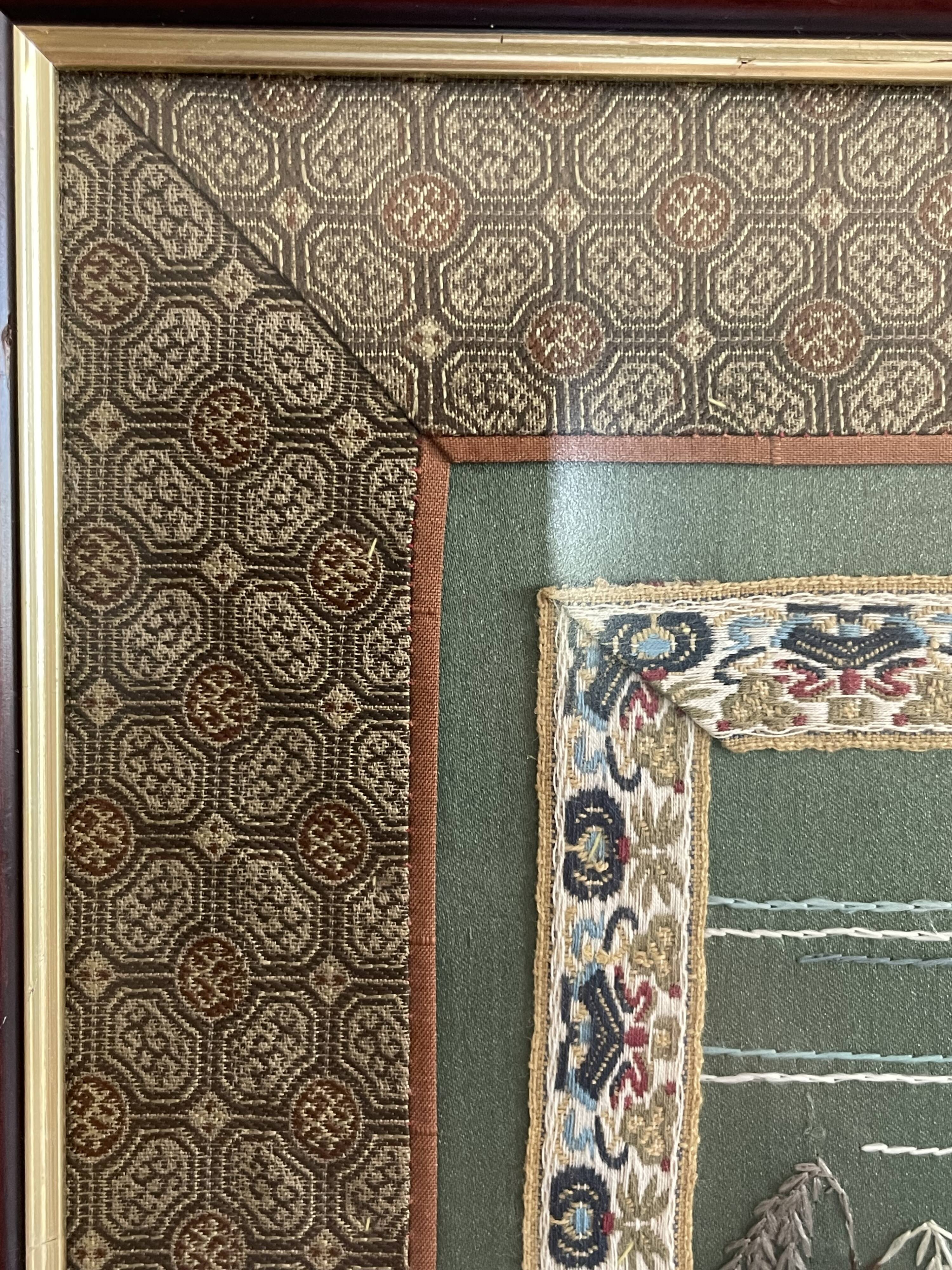 Hand-embroidered Chinese tapestry